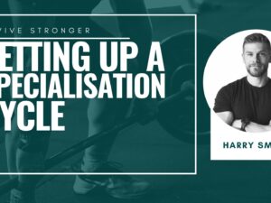 Setting Up a Specialisation Cycle - Harry Smith